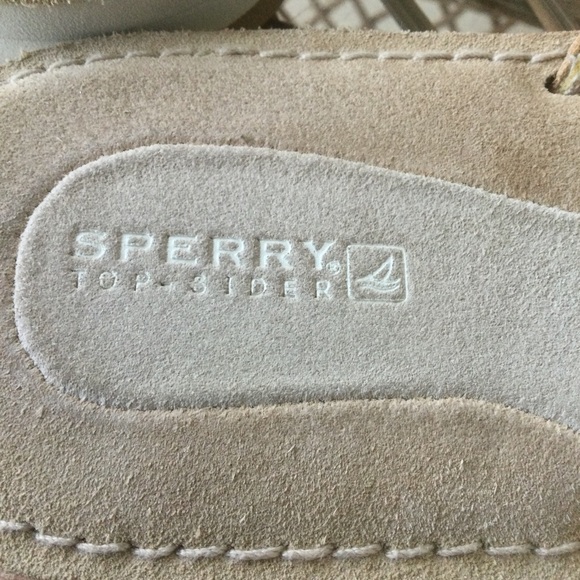 Sperry Top-Sider Tan Leather Seabrook Flip Flop Sandal Size 9 - Picture 5 of 8